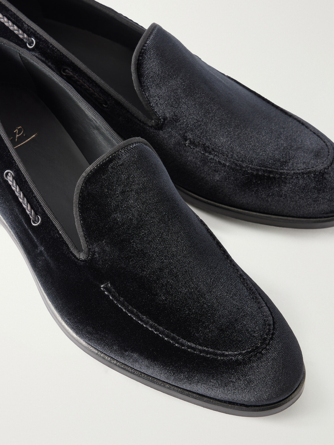 Mr P. - Velvet Loafers - Black