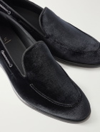 Mr P. - Velvet Loafers - Black