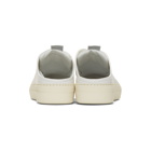 Sunnei White and Grey Sabot Sneakers