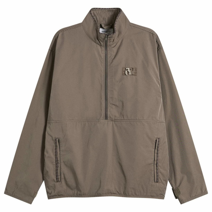 Photo: thisisneverthat Men's Piping Easy Pullover Jacket in Charcoal