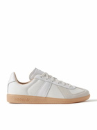 adidas Originals - BW Army Lux Suede-Trimmed Cracked-Leather Sneakers - White
