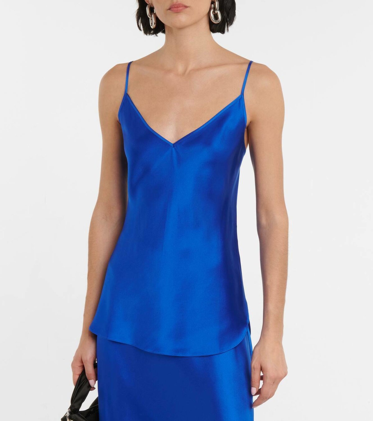 Lee Mathews Stella silk satin camisole
