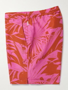 Orlebar Brown - Standard Straight-Leg Mid-Length Printed Swim Shorts - Pink