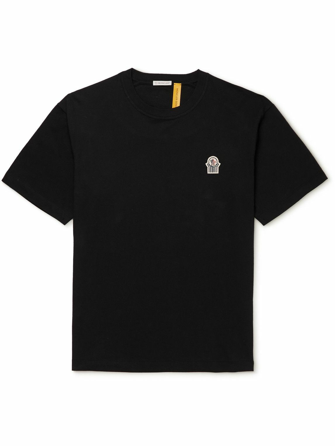 Moncler Genius - Gentle Monster Logo-Appliquéd Cotton-Jersey T-Shirt ...