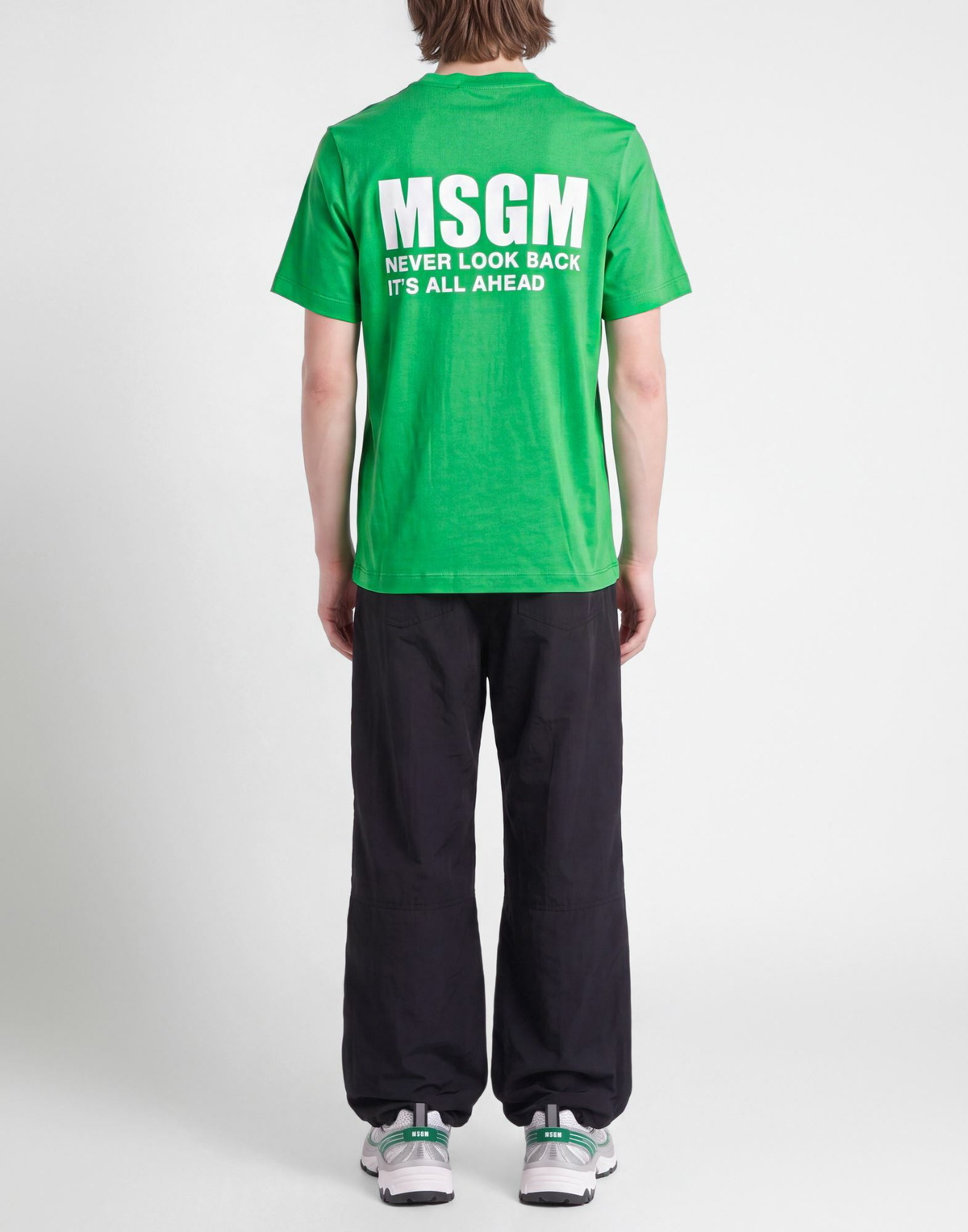 Msgm Mens T-shirt in Green