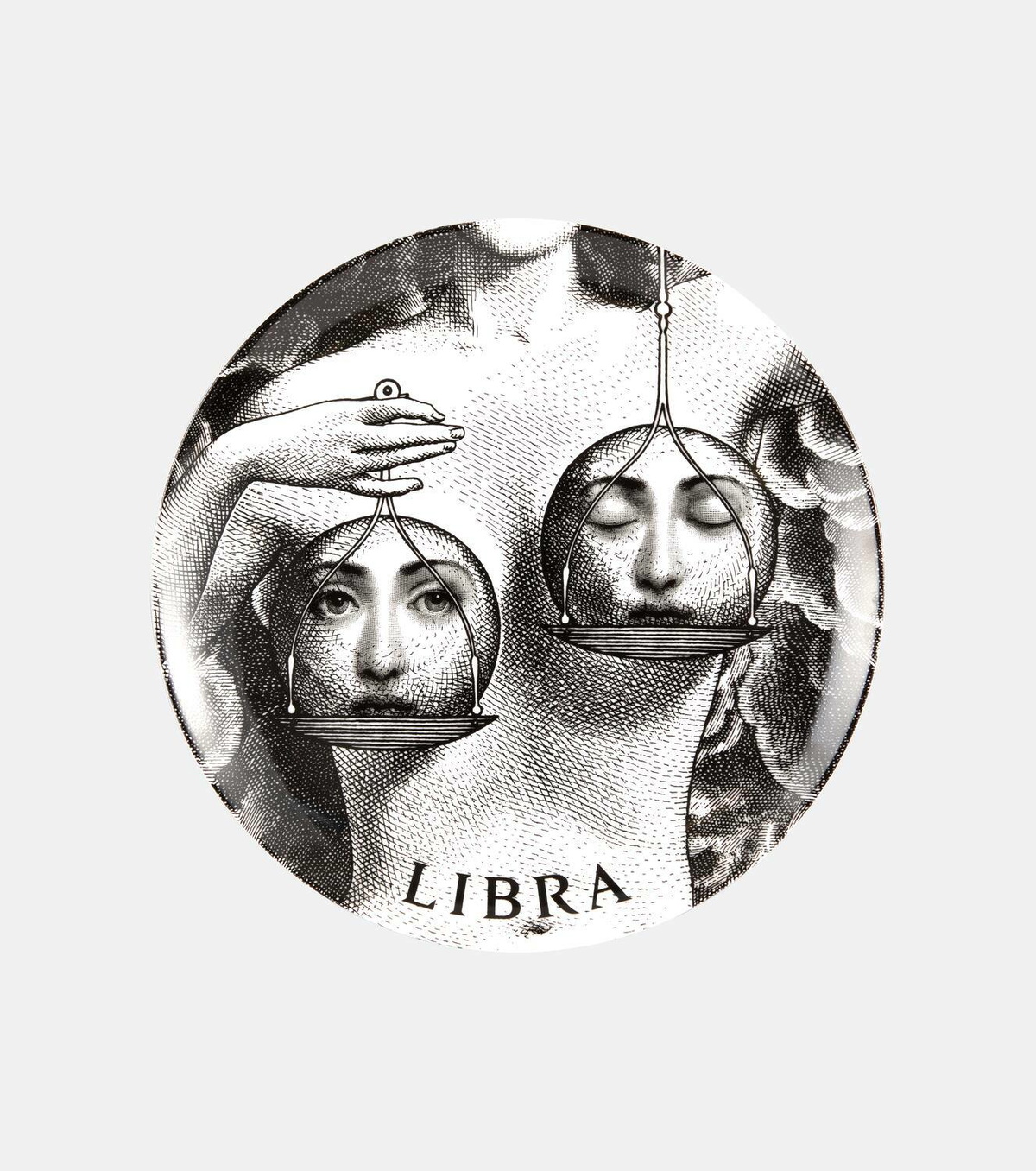 Fornasetti Tema E Variazioni N.354 Libra wall plate