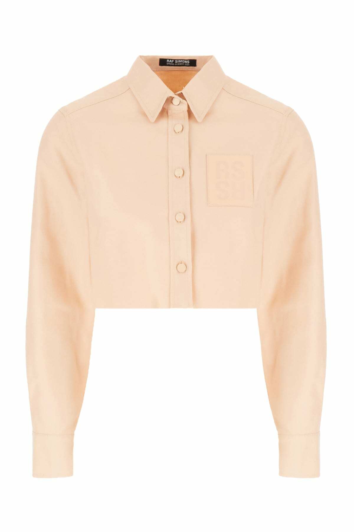Raf Simons Peach Piquet Shirt