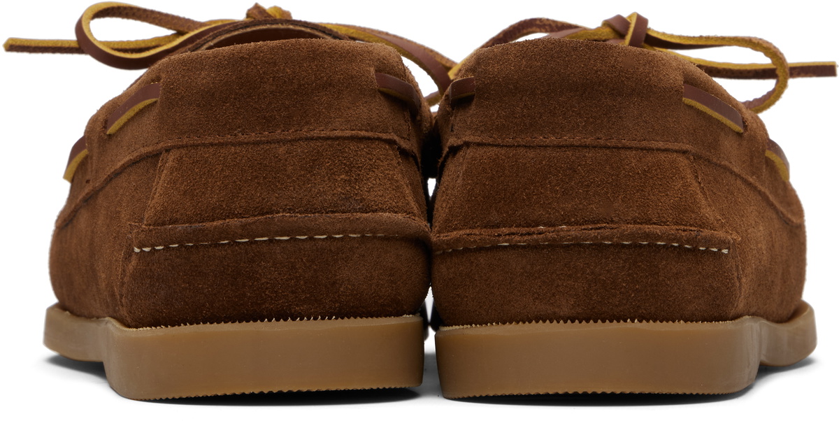 HEREU Tan Saler Nautic Suede Boat Shoes
