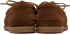 HEREU Tan Saler Nautic Suede Boat Shoes