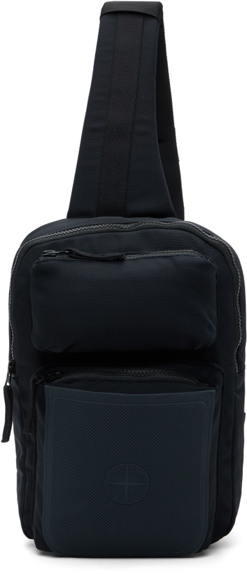 Photo: Stone Island Navy 9200030 Nylon Panama Accessories Bag