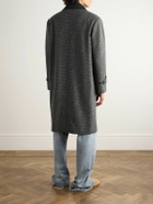 Maison Margiela - Virgin Wool-Blend Tweed Coat - Gray