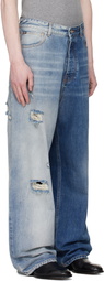 VETEMENTS Blue Degrade Effect Jeans