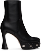 Gucci Black GG Studs Boots