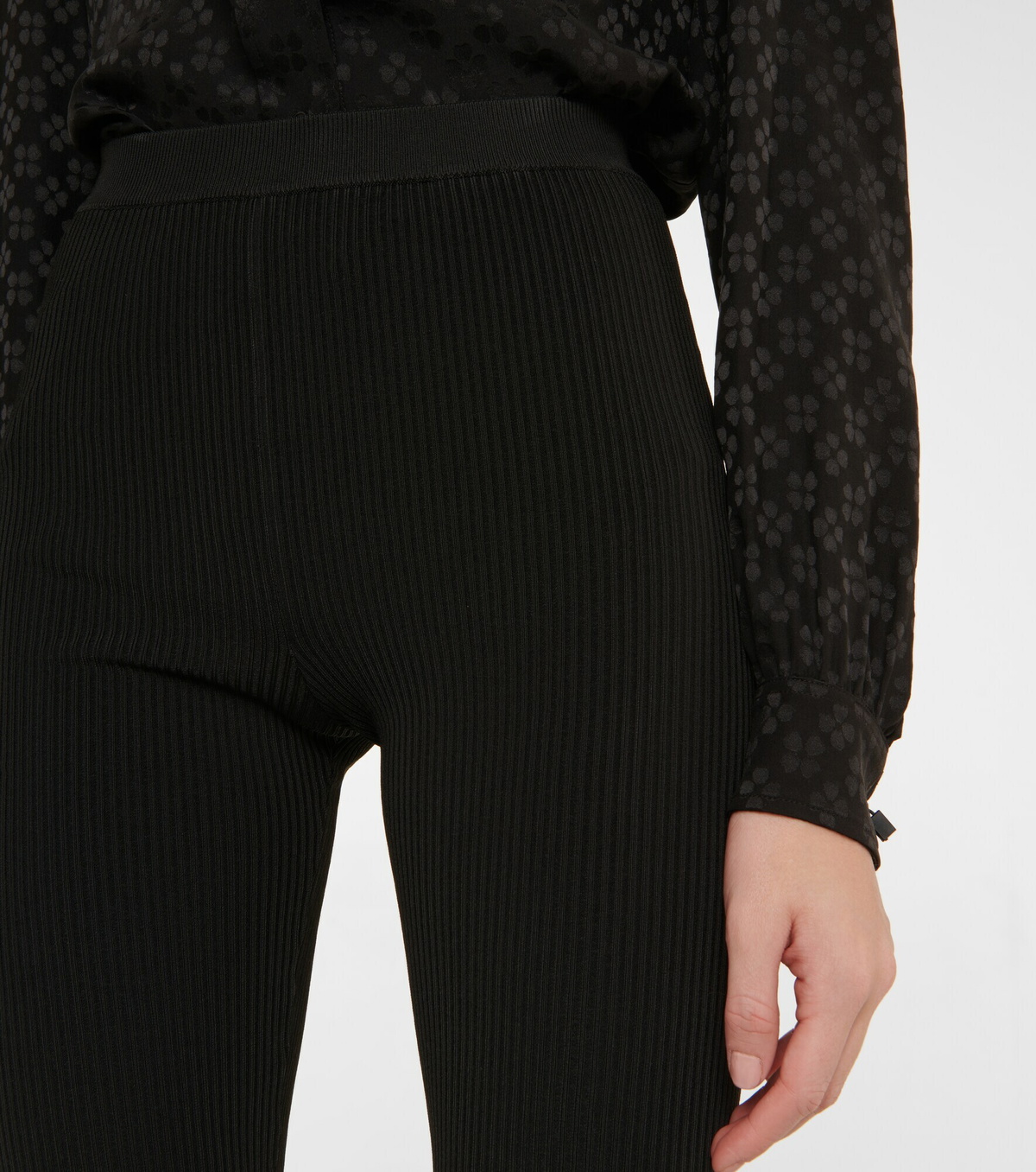 Saint Laurent - Ribbed-knit biker shorts Saint Laurent
