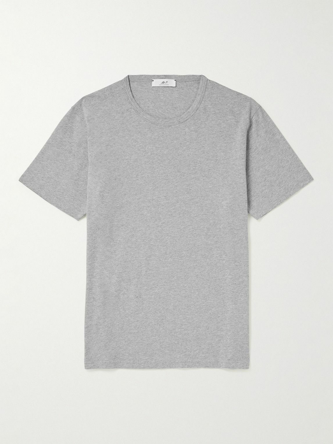 Mr P. - Cotton-Jersey T-Shirt - Gray Mr P.