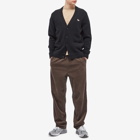 Maison Kitsuné Men's Baby Fox Patch Cosy Cardigan in Black