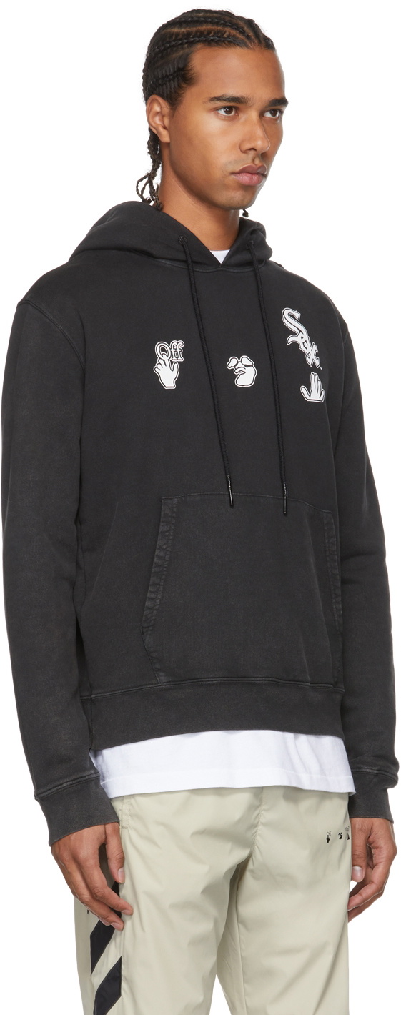 Off-White Black MLB Edition Chicago White Sox Hoodie Off-White