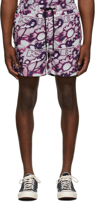 Photo: Ksubi Purple UV Flower Shorts