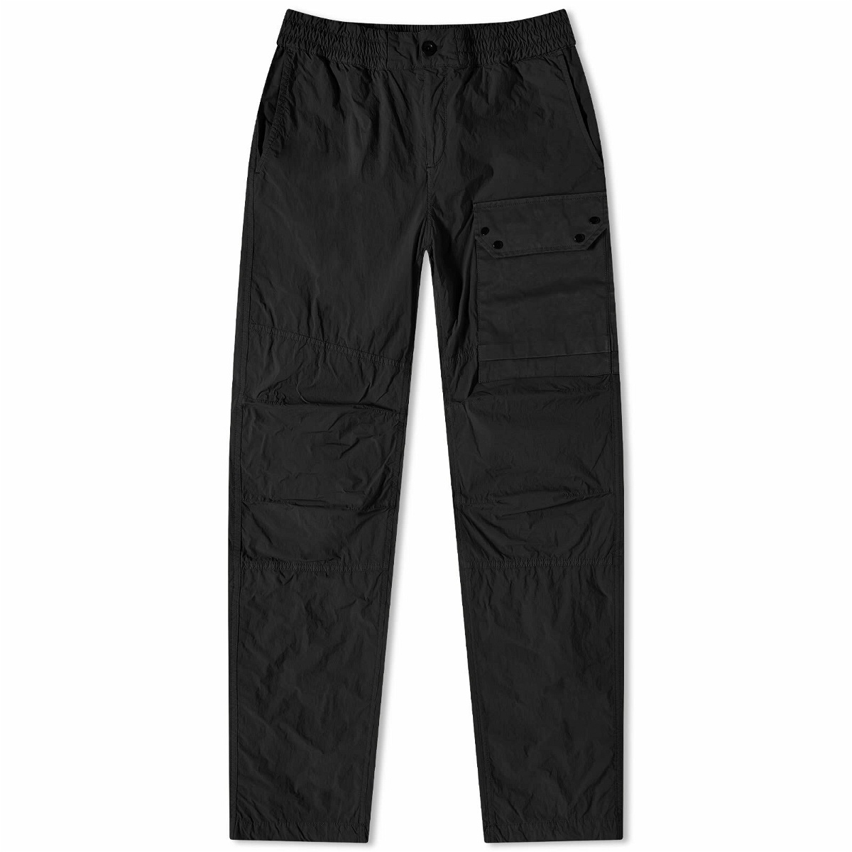 Snap Black Cargo Pants - Mens Black Cargo Pants