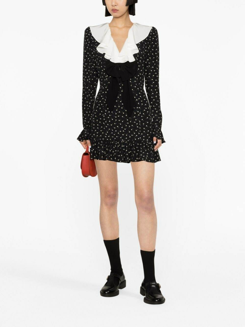 スカート ALESSANDRA RICH Bow short dress Rent Buy Alessandra Rich Tartan Bow-Detail Mini Dress | MY