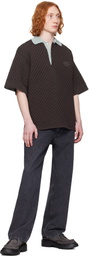 OUAT Brown Meta Polo