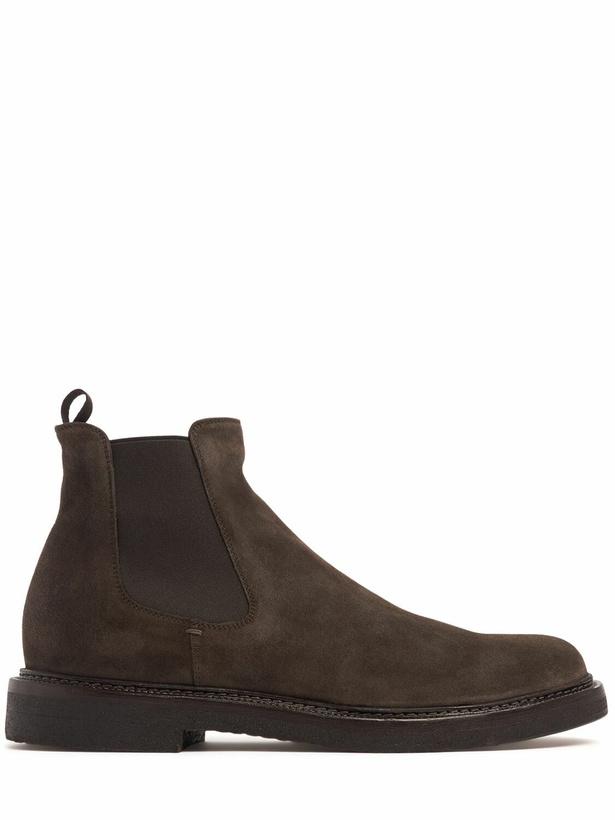 Photo: OFFICINE CREATIVE Aston Crepe Suede Chelsea Boots