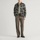 Les Deux Men's Rose Jacquard Overshirt in Dark Sand