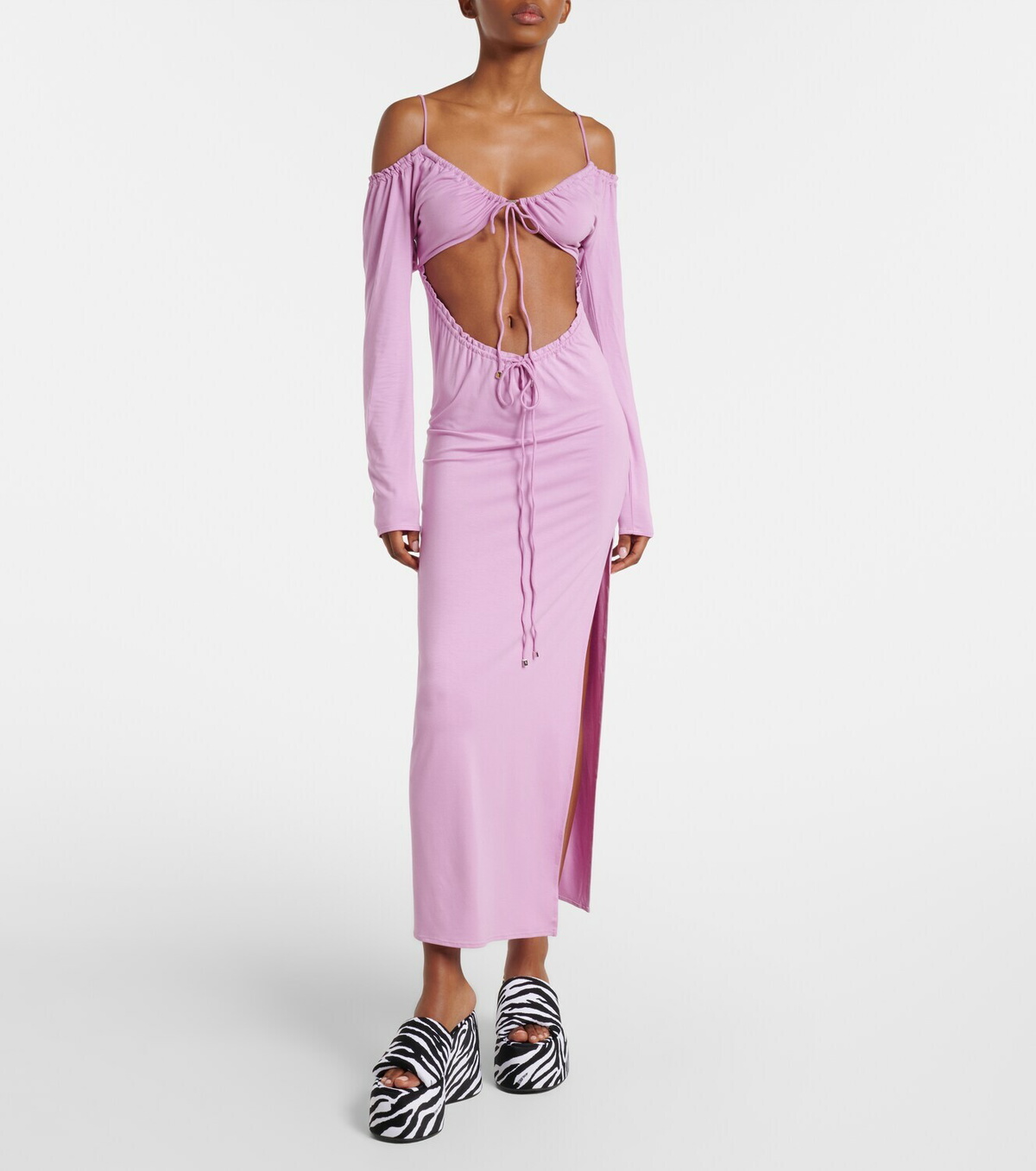 The Attico Cutout maxi dress