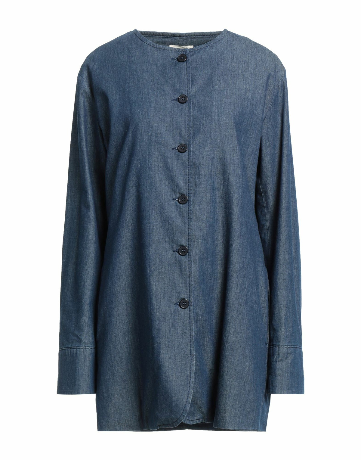 Alessia Santi Womens Overcoat & Trench Coat Slate in Blue