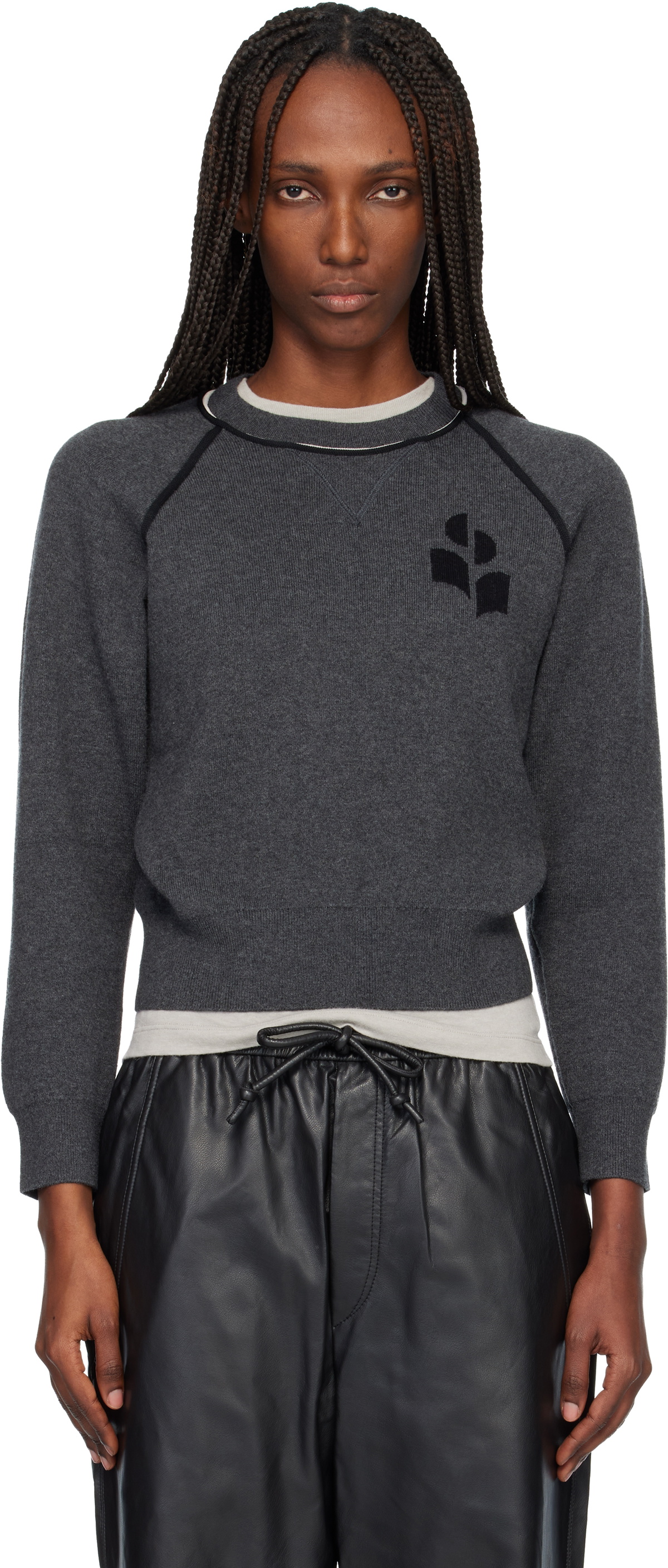 Isabel Marant Etoile Gray Loriby Sweater