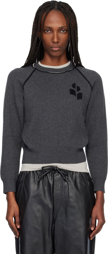 Photo: Isabel Marant Etoile Gray Loriby Sweater