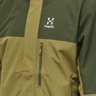 Haglofs Men's Lark Gore-Tex Jacket in Olive Green/Seaweed Green