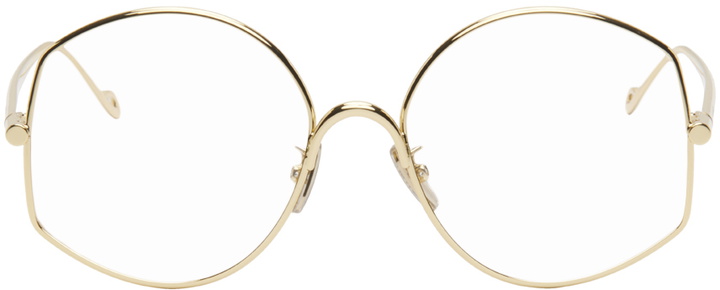 Photo: LOEWE Gold Oversize Glasses