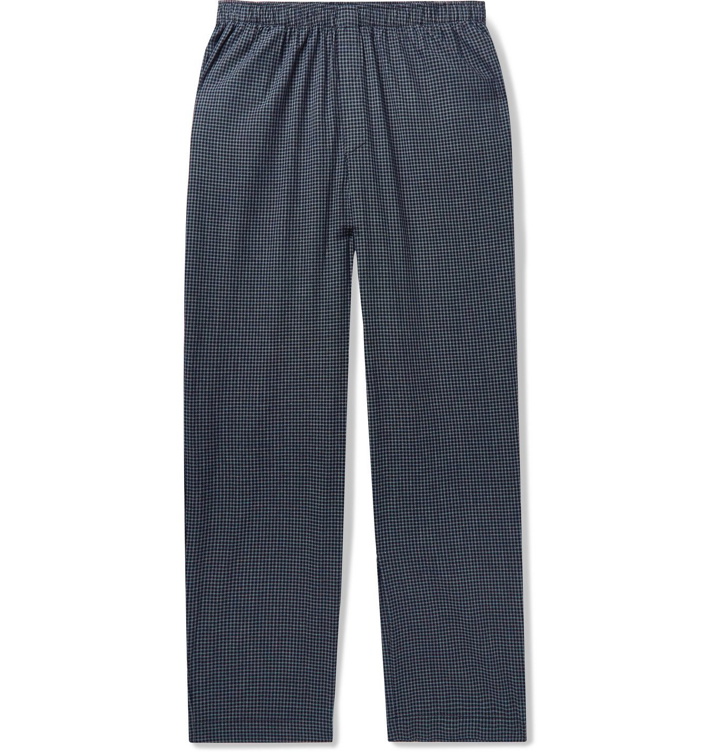 Photo: Sunspel - Striped Cotton Pyjama Trousers - Black