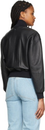 Mackage Black Kiva Leather Jacket