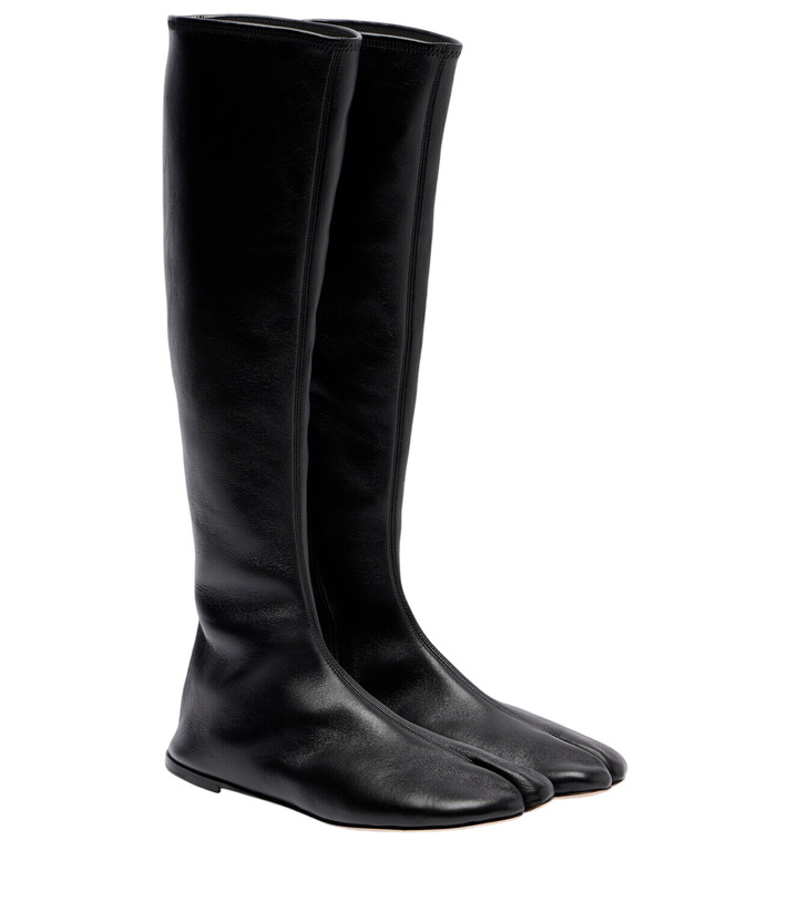 Photo: Christen Tabi leather knee-high boots