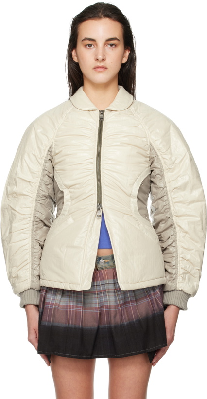 Photo: Andersson Bell Off-White Luna Back-Corset Bomber Jacket