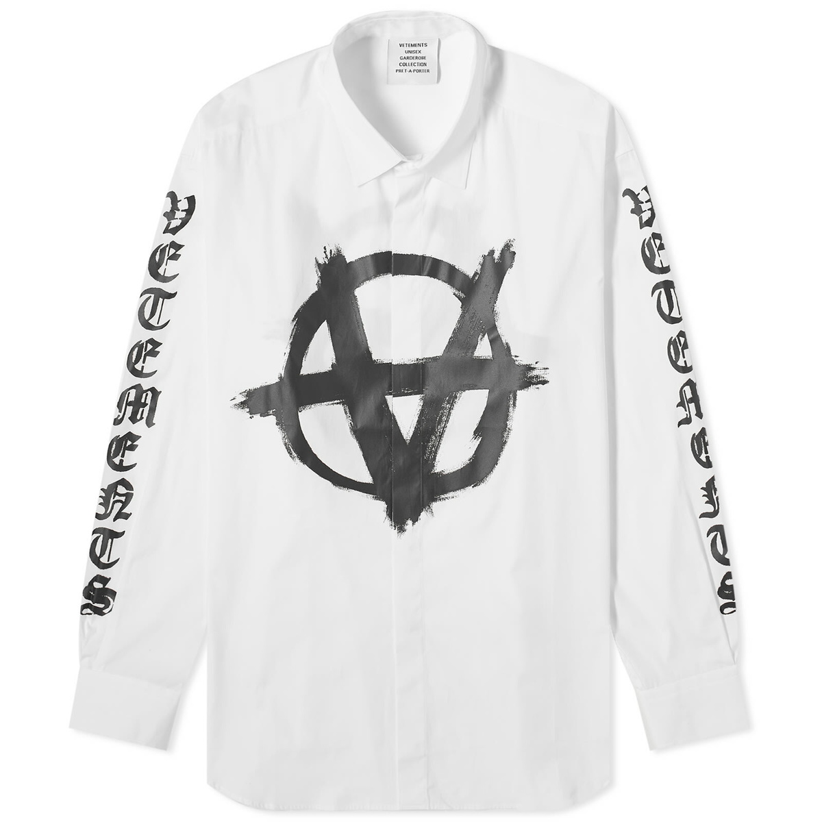 Vetements Anarchy Gothic selling Logo T-Shirt