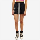 Rick Owens Women's x Champion Dolphin Boxers in Black