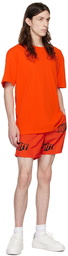 Ksubi Orange 4x4 T-Shirt