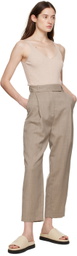 by Malene Birger Beige Bevina Tank Top