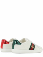 GUCCI - 30mm New Ace Bee Leather Sneakers