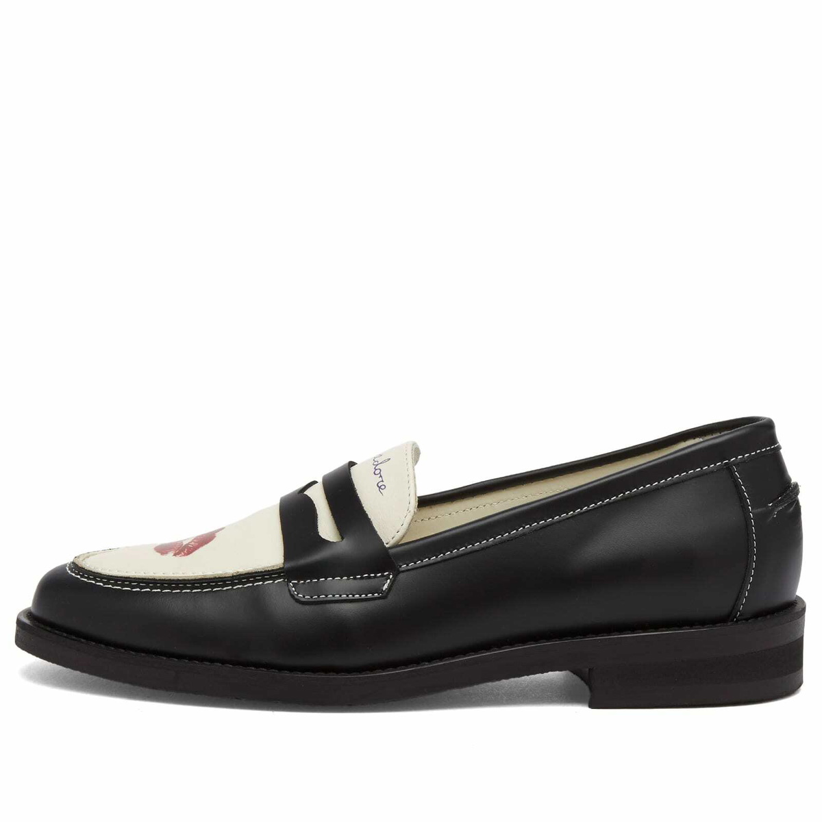 Duke + Dexter Women's Wilde Kiss Penny Loafer in Multi
