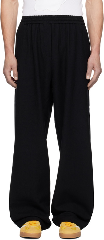 Photo: FORMA Black Wool Oversize Trousers