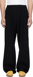 FORMA Black Wool Oversize Trousers