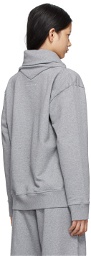 MM6 Maison Margiela Grey Scarf Tie Sweatshirt