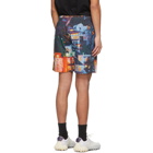 MSGM Multicolor Seth Armstrong Edition Printed Shorts