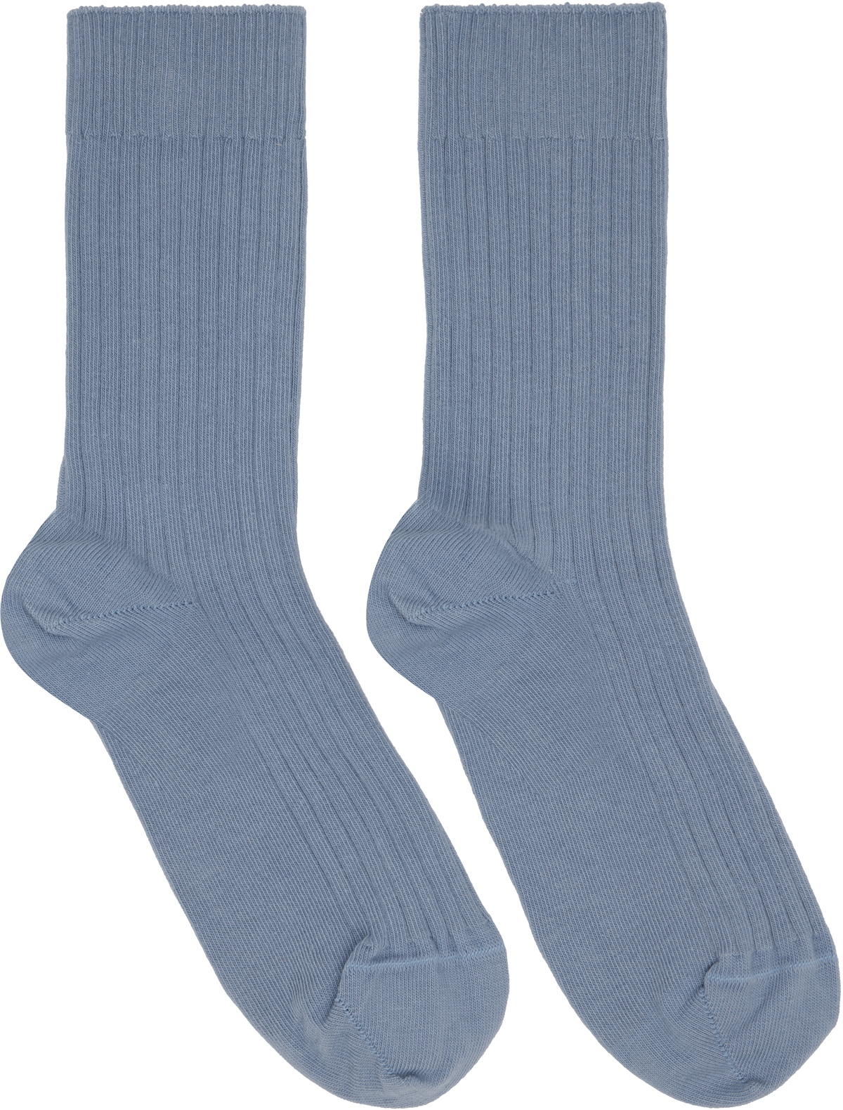 Baserange Three-Pack Multicolor Cotton Rib Overankle Socks