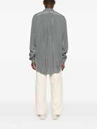 The Frankie Shop Grey Leland Long-Sleeve Shirt