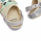 Crocs x Star Wars Grogu Classic Clog in Bone